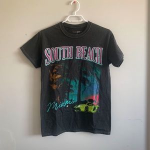 South beach Miami graphic tee